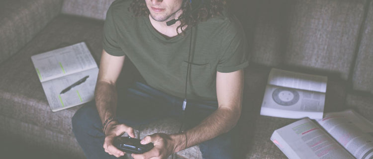 Blog of Top 5 Gaming Supplements 2024: Boost Your Energy & Protect Your Brain which have image man playing video games with a controller