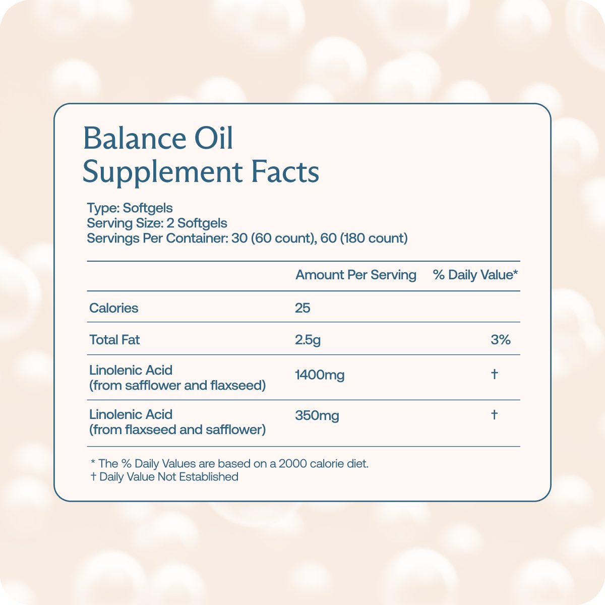Balance Oil (Omega 6 + 3) image 4
