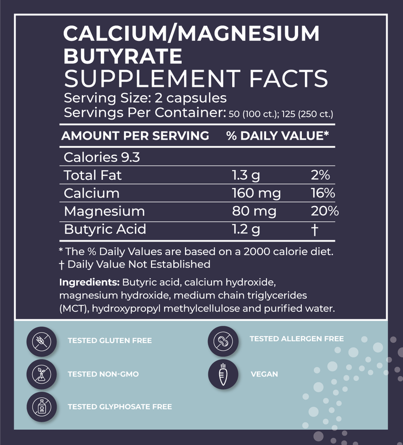 butyrate-calcium-magnesium-facts