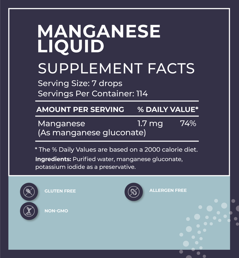Liquid Manganese Supplement