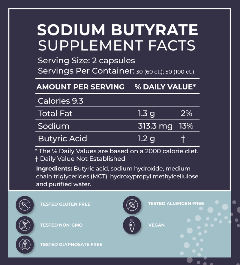 butyrate-sodium-facts